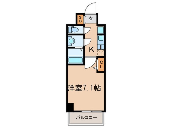 ﾌﾟﾚｻﾝｽ久屋大通公園ｾﾗﾌｨ(205)の物件間取画像